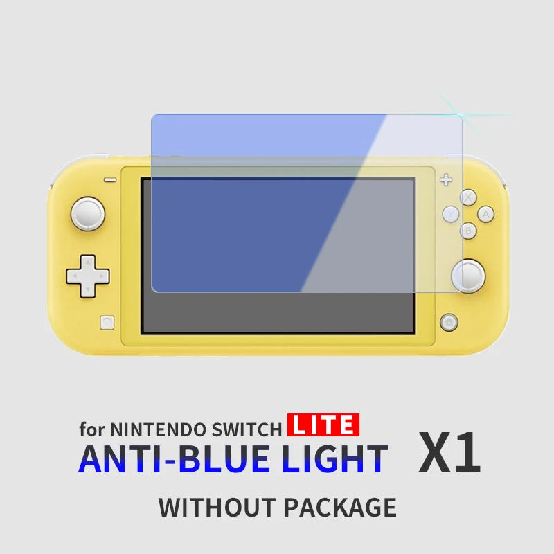 New 1pcs blue light 2 упаковки 9 H защита экрана из закаленного стекла для nintendo Switch Защитная пленка для kingd Switch Lite NS аксессуары - Цвет: New 1pcs blue light