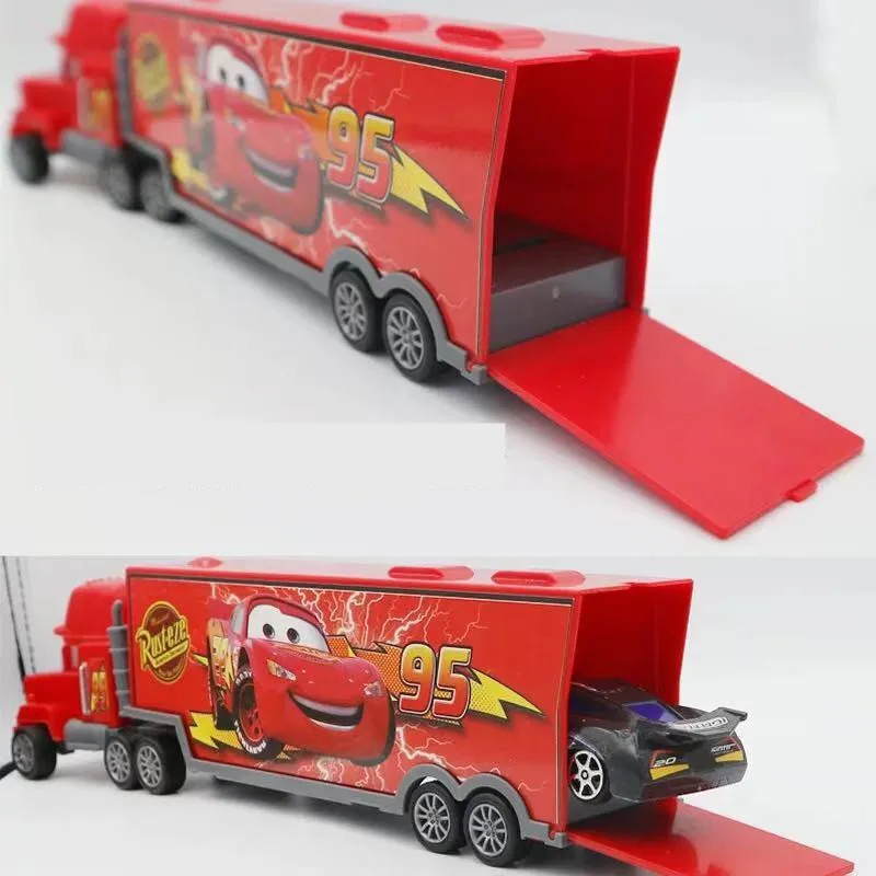 Ceny 7 sztuk samochody disney pixar 3 zygzak mcqueen Jackson Storm Cruz Mack wujek ciężarówka 155 odlany model samochodu dla dzieci prezent na boże narodzenie