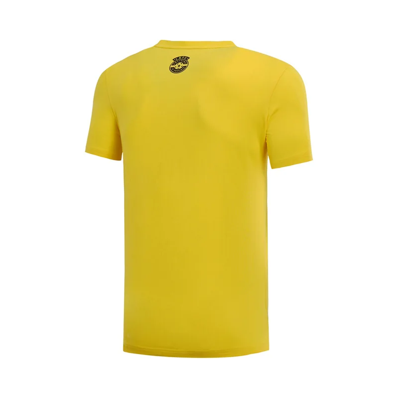 Мужская Спортивная Футболка Li Ning 100% хлопок Повседневная дышащая комфортная