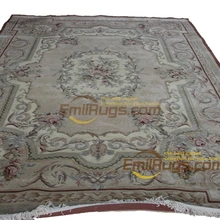 Резной ковер savonnerie, тканый ворсистый ковер для гостиной, для гостиной, с рисунком, Круглый, для спальни, в Южно-западном стиле, savonnerie