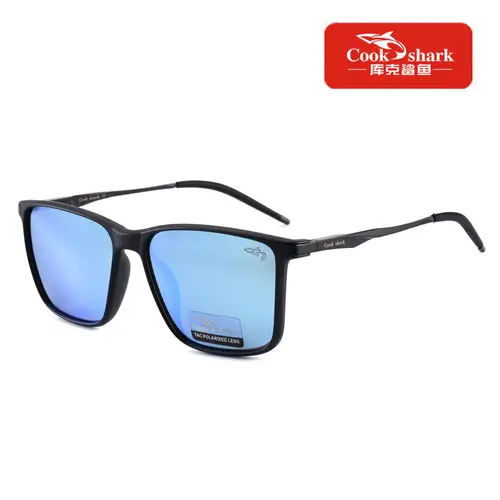 Cook Shark polarized sunglasses men's sunglasses women's UV protection driving special color-changing glasses trend personality - Image 8