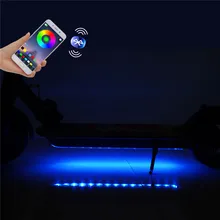 Bluetooth светодиодный светильник-светильник для Xiaomi M365/M365 Pro Электрический скутер акриловый светильник на шасси умный цветной светильник
