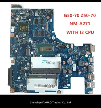 

FOR Lenovo Ideapad G50 Z50-70 G50-70 G50-70M Laptop motherboard ACLU1 ACLU2 NM-A271 With i3 CPU HD8500 2GB GPU 100% Fully Tested