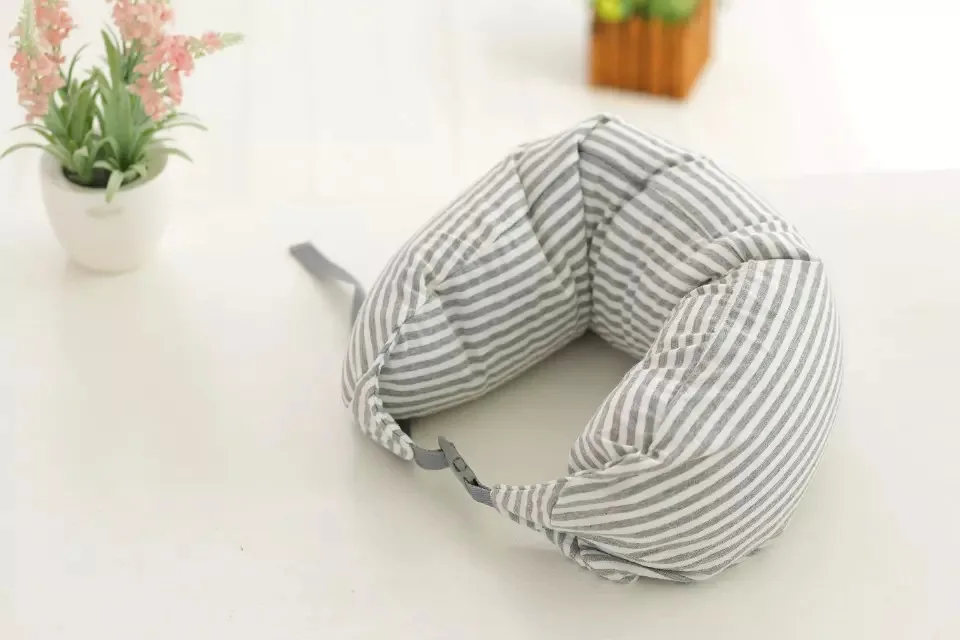 Хорошая удобная подушка для спины шеи в стиле MUJI, подушка для U-SHAPE, подушка для поддержки шеи, хлопок, Tianzhu, уретан, эластичное волокно
