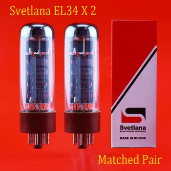 

Free shipping 2pcs Svetlana EL34Vacuum Tube Matched Pair accessories Repalce Psvane EH JJ shuguang EL34