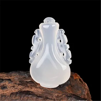 

Natural chalcedony pendant