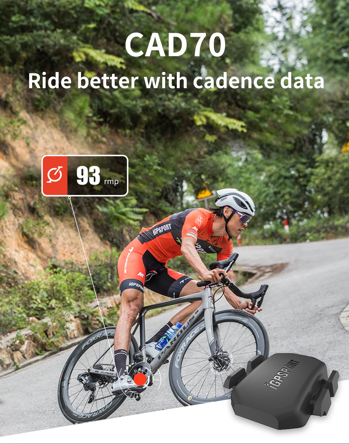 Compteur vélo,Gps pour vélo avec Bluetooth Garmin,compteur de vitesse