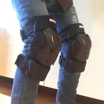 

1 Pair Black Kneepad Motorcycle Bicycle Bike Racing Knee Protector Tactical Skate Protective Ski Skateboard BMX Knee Pads Guard