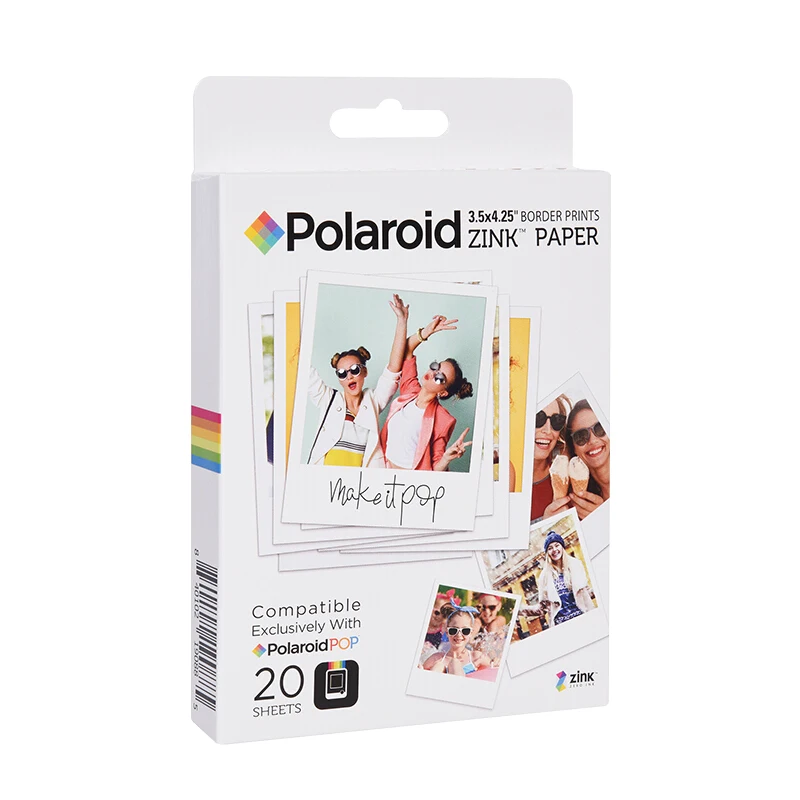 Zink Microcrystalline Inkless Photo Paper 3.5 * 4.25 Inch For Polaroid POP Photo Paper afbeelding