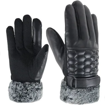 

Mens Winter Thermal Gloves Warm Using Phone for Driving Cycling Running Gloves