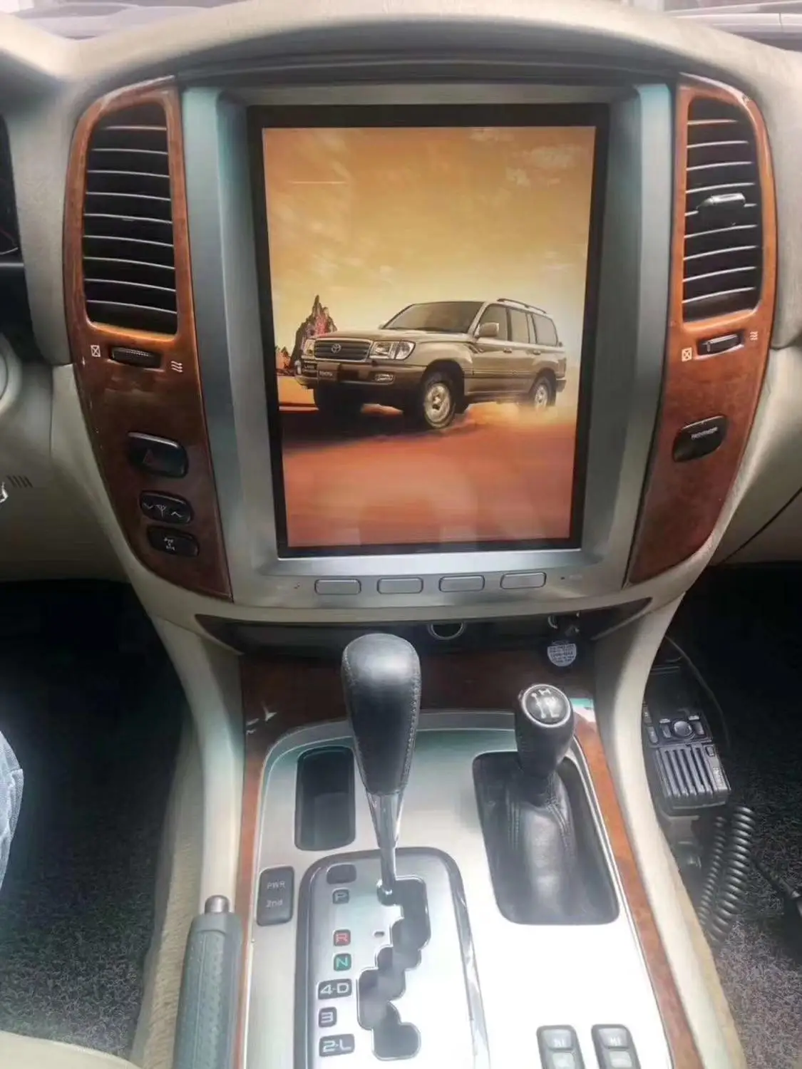 12," экран Tesla навигация для Toyota Landcruiser 100 2005 Android 8,1 автомагнитола gps bluetooth Мультимедиа carplay головное устройство