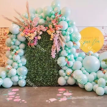 

1st Macaron Tiffany Blue DIY Garland 1 Kit Wedding Festival Picnic Birthday Party Baby Shower Backdrop Decoration