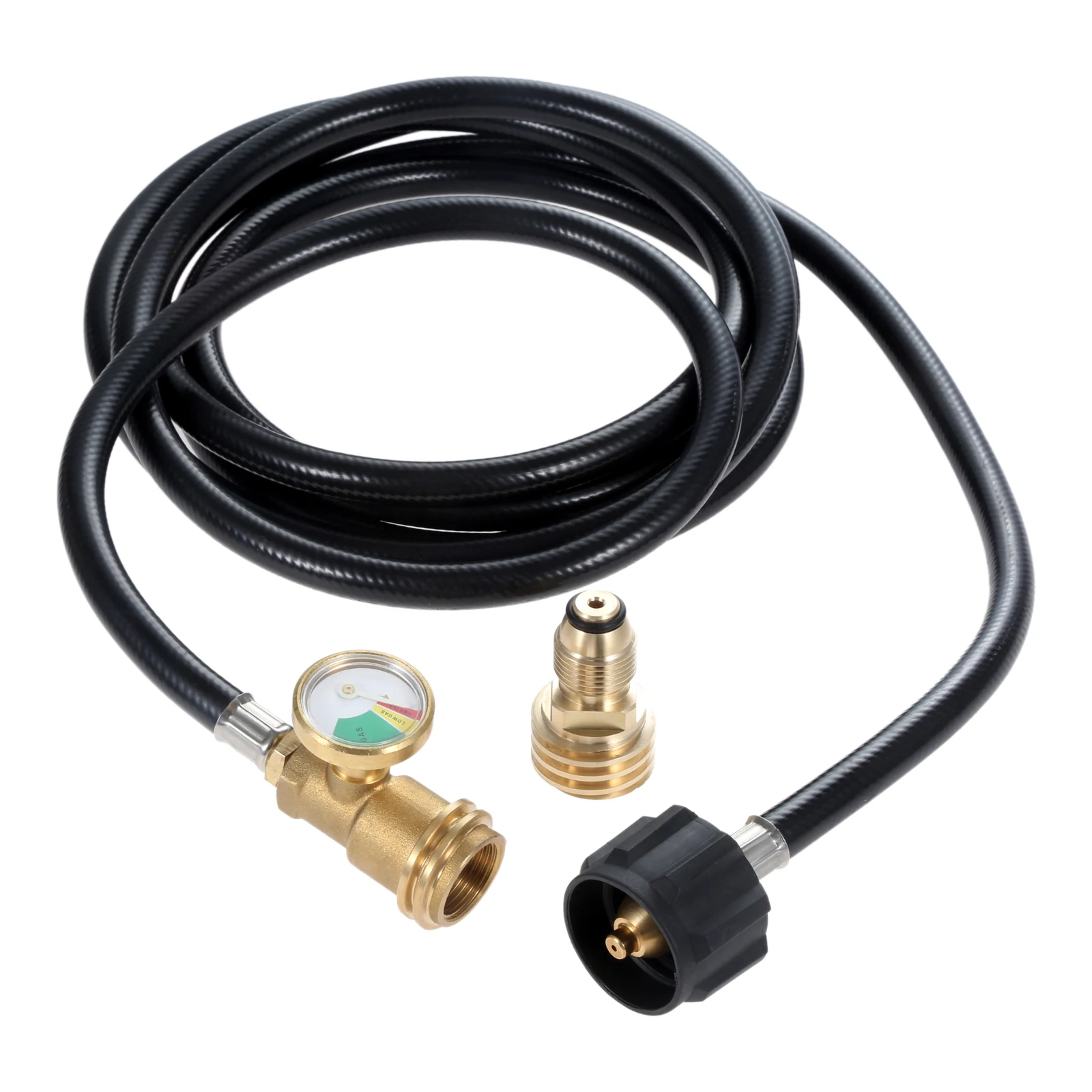 Manguera Extensión Propano QCC1/POL 12 Pies – Adaptador Para Barbacoa, Parrilla O Calefactor | Genérico