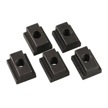 

5 Pcs T Nut Slot Pick-up Truck Deck Rails T-type Platen Nuts Slots