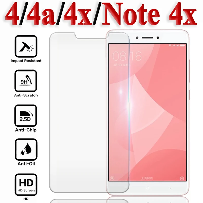 Защитное стекло для Xiaomi Redmi 4x закаленная Броня на Ksiomi Redme 4a Note 4 X A заставка Xiomi Note4