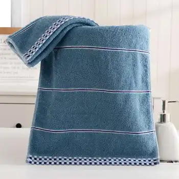 

Pure Cotton Weak Twist Plain Color Thousands of Birds Towel Thick Absorbent Daily Use Shopping Mall/shopping Centers Benifit Gif