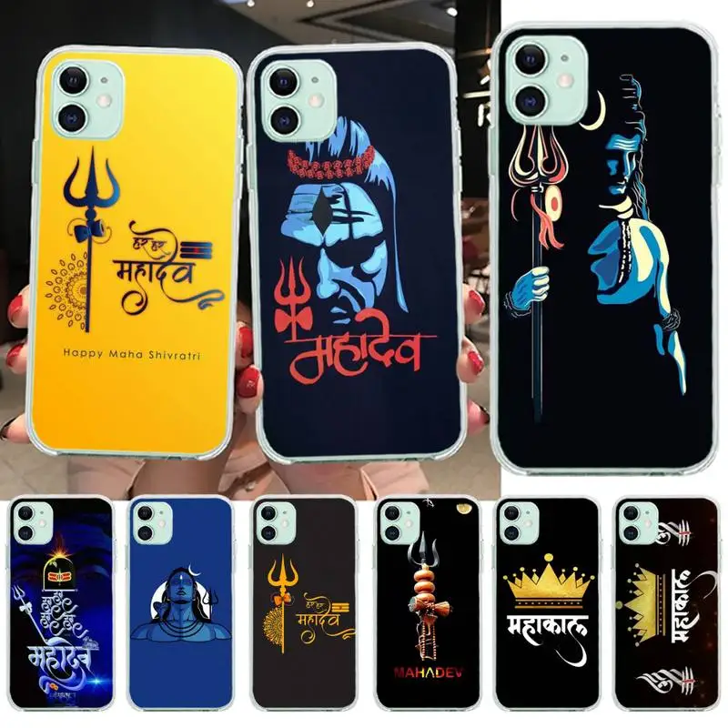 Чехол Hinduism Lord Shiva Mahakal для iPhone 11 pro XS MAX 8 7 6 6S Plus X 5S SE 2020 XR | Мобильные телефоны и