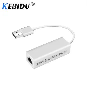 

Kebidu USB 2.0 To RJ45 Lan Adapter Network Card RD9700 High Speed For Mac OS Android Tablet PC Laptop Windows XP 7 Promotional