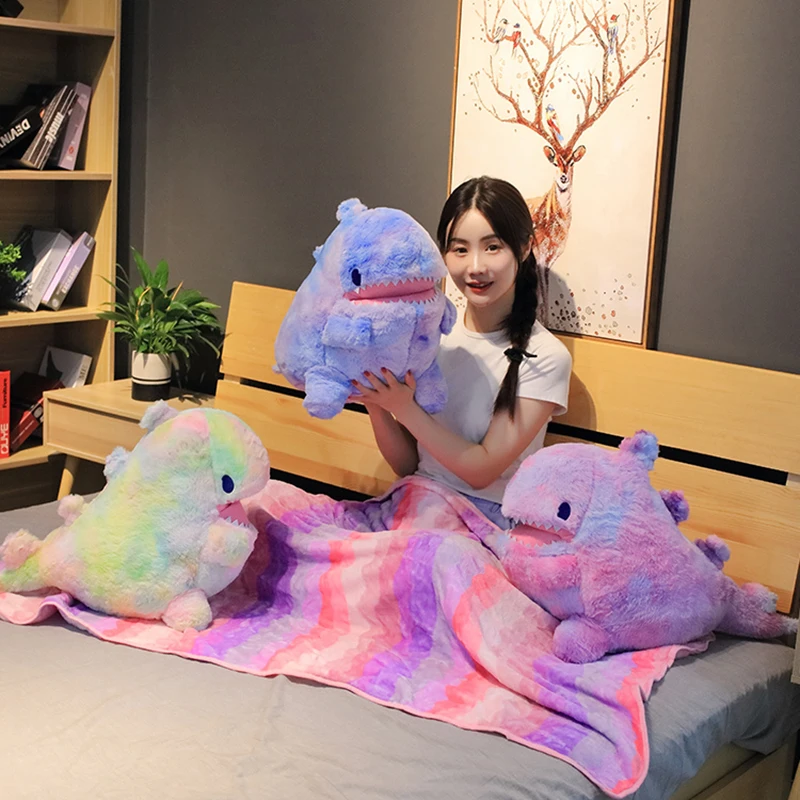 Счастливый обезьяна 60 см Kawaii Плюшевые подушки игрушки куклы мягкие милые мягкие игрушки для животных с Одеяло Декор для комнаты диванная подарок на день рождения