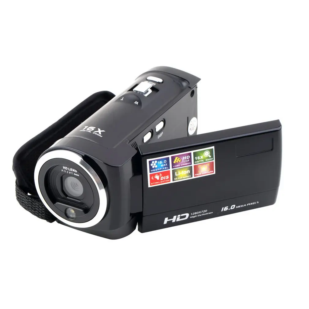 

UK 720P 16MP Digital Video Camcorder Camera DV DVR 2.7' TFT LCD 16x ZOOM Exquisitely Designed Durable