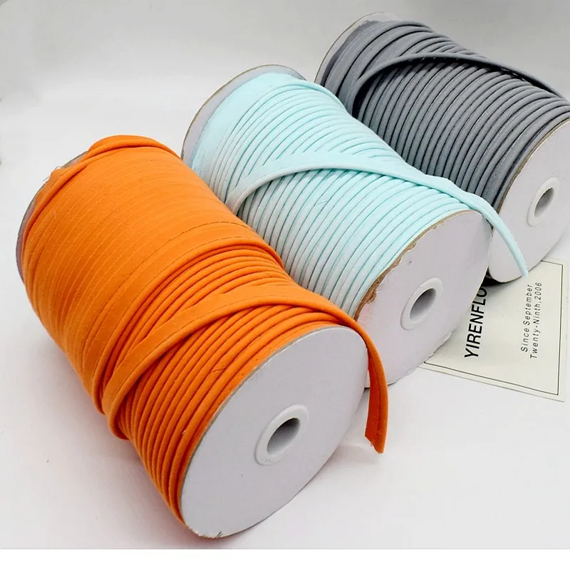 12mm Cotton Rope Bias Piping  Binding Tape With Cord For Sewing DIY Handmade Home Textile Bedding Edging Accessories