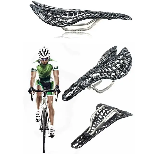 NEW Inbuilt Saddle Suspension Bike Seat Cushion Comfortable Durable Saddle Ultra-low Weight Bicycle Supplies Spider Carbon Fiber 2