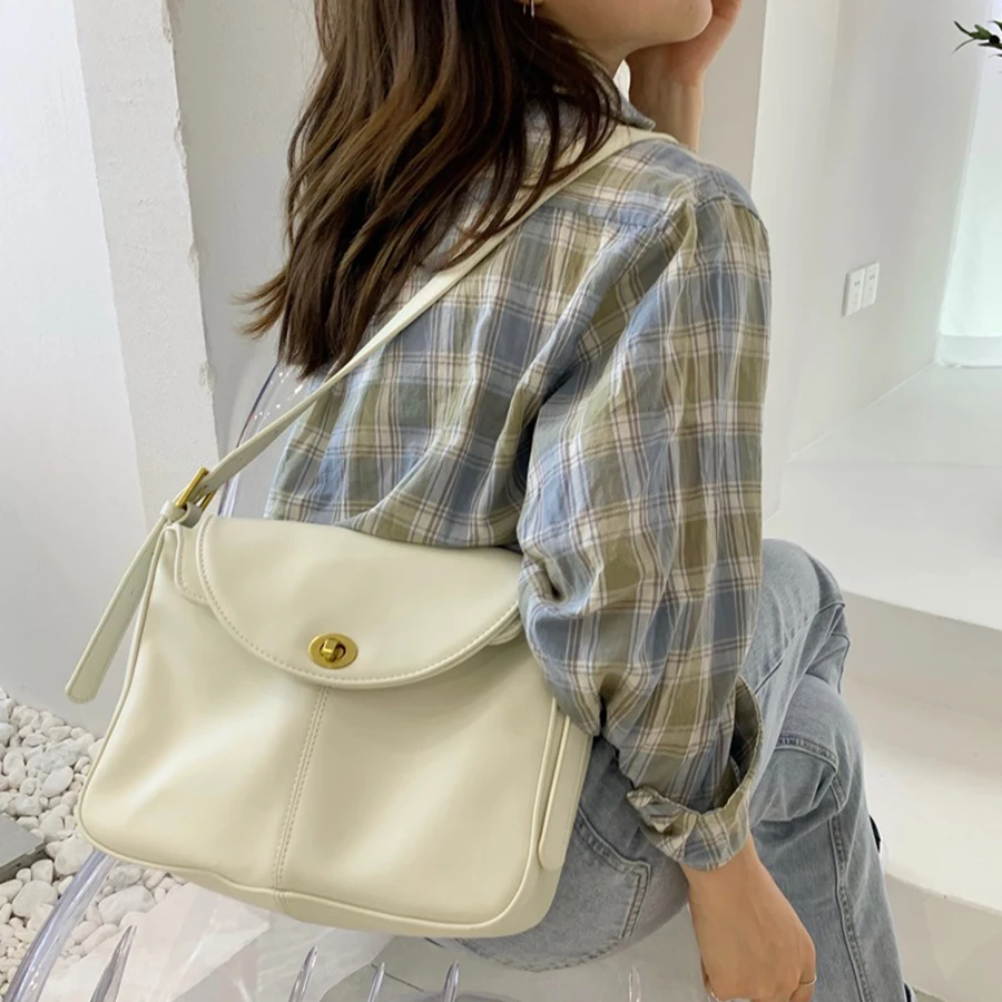 

PU Leather Shoulder Bags for Women 2020 Large Capacity Solid Color Handbags Casual Travel Crossbody Bags Fashion Trend Hand Bag