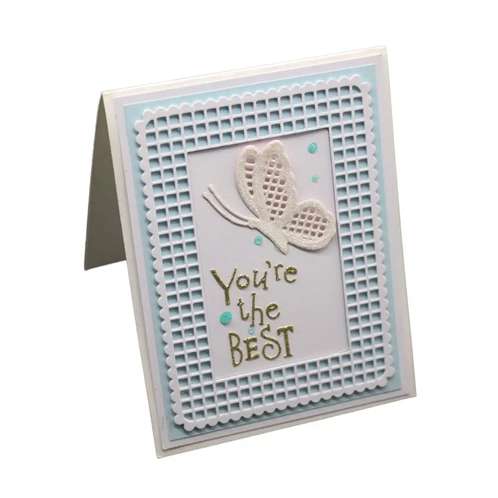  MeterMall Etched Carbon Steel Cutting Dies for DIY Scrapbook Background/Invitation Lace/Card Decor - 4.00012E+12