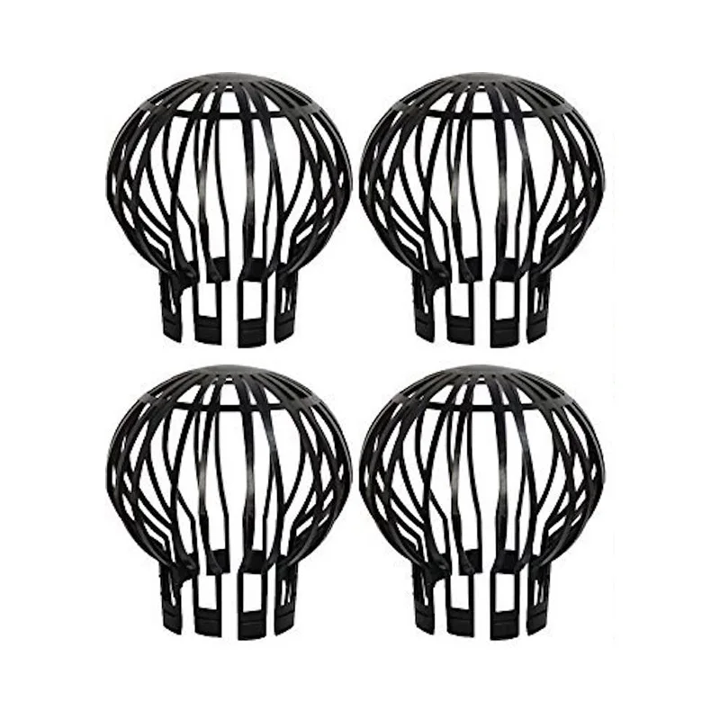 4PCS Gutter Guard Downspouts Filter Strainer Preventing Leaf Debris Branches Roof Moss From Clogging the Pipes afbeelding