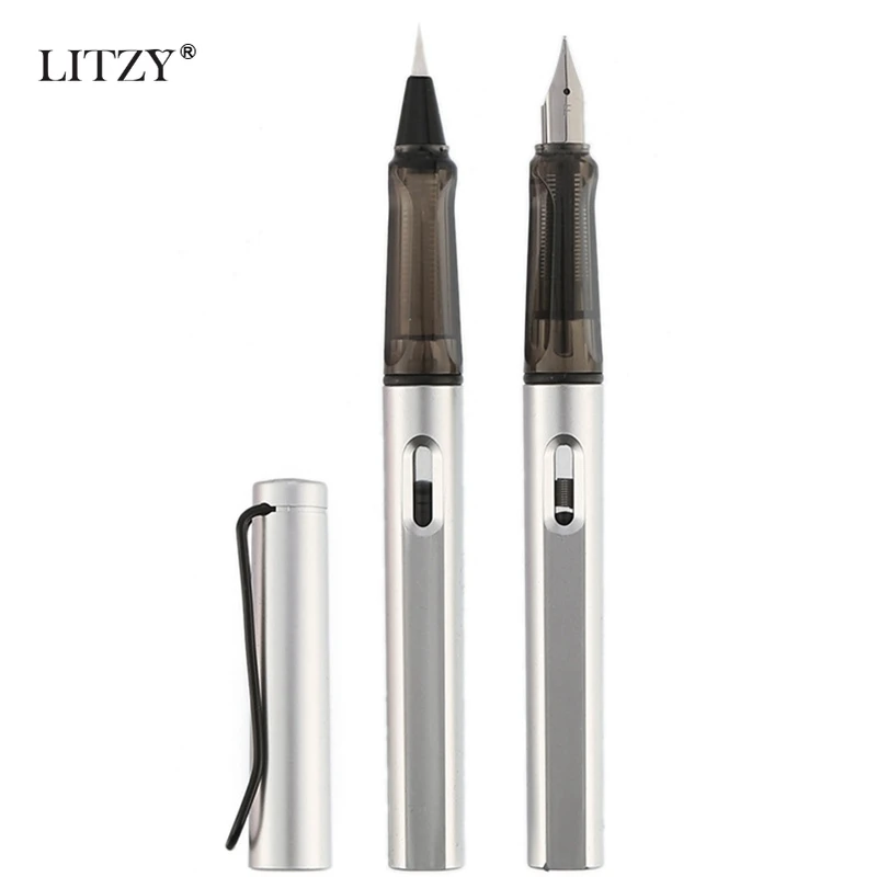 Piston Type Calligraphy Pen EP Nib Fountain Brush for Writing Painting School Office Stationery Supplies |