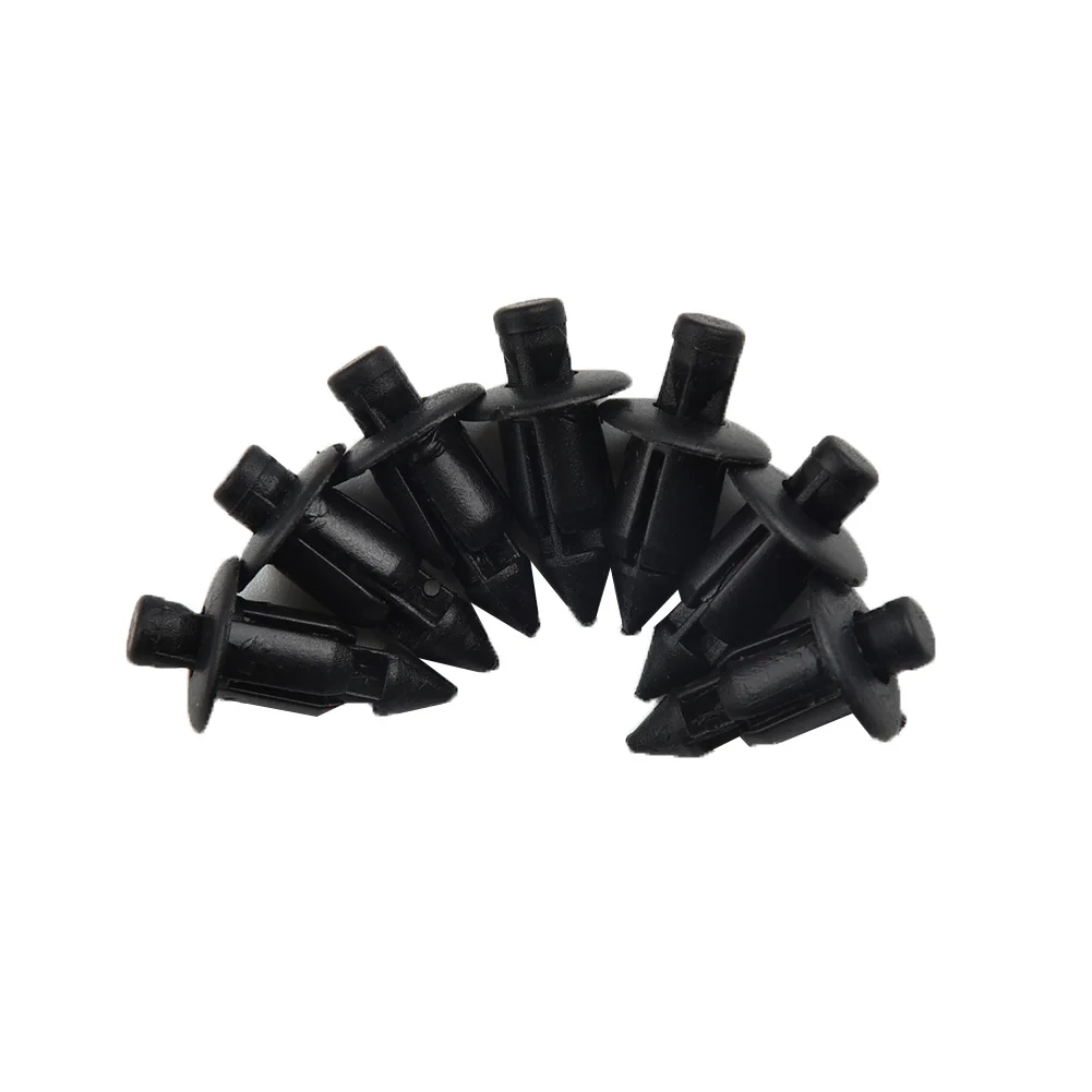 100pcs 6mm Car Panel Rivet Fasteners Push Pin Clips Kit Plastic For Suzuki GSXR For Honda