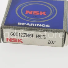 NSK радиальный шарикоподшипник 6001ZZNR = 6001-2ZNR = 6001ZZENR наружное кольцо со Стопорным кольцом и зажимом NSK радиальный шарикоподшипник 6001ZZNR = 6001-2ZNR = 6001ZZENR наружное кольцо со Стопорным кольцом и зажимом