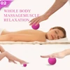 Foot Back Arm Muscle Lacrosse Massage Ball TPE Gym Fitness Yoga Ball Muscle Stress Relief Massage Tools ► Photo 3/6