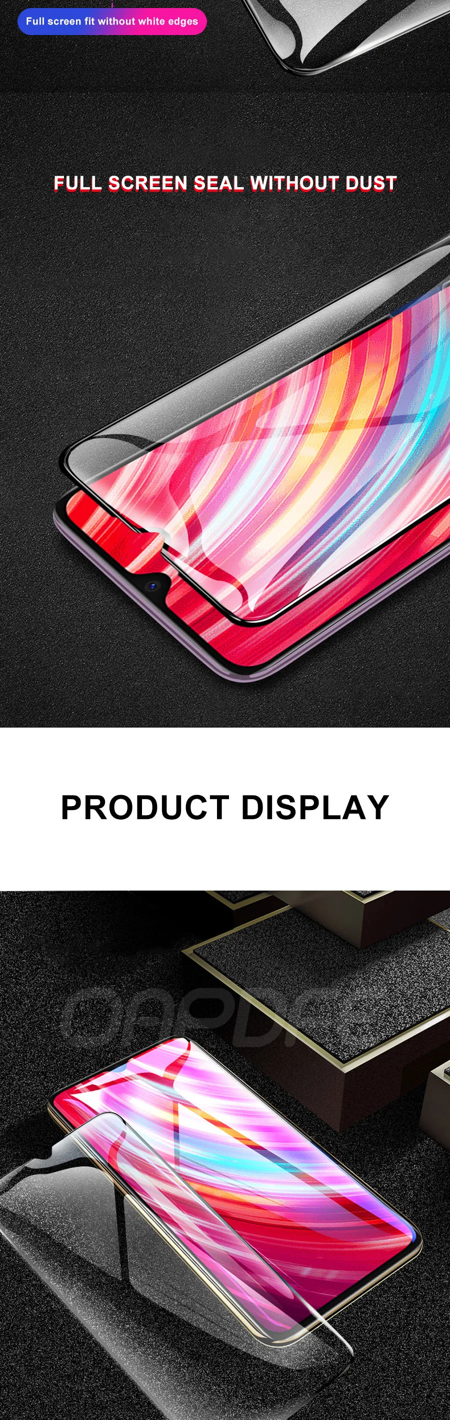 9D полное Защитное стекло для Xiaomi Redmi 6A 7A 7 6 Pro S2 K20 Redmi Note 8 7 6 Pro закаленное защитное стекло для экрана