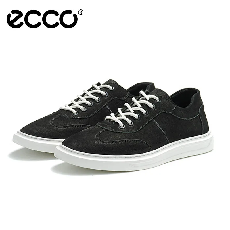 

ECCO Men's Leather Casual Shoes fashion advanced newly arrived loafers Wild popular Zapatillas hombre 836104 size 39-44 hot sale