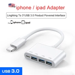 Adaptateur de lecteur de carte Micro SD, USB 3.0, pour Iphone, Ipad, appareil photo, convertisseur de clé USB, pour Android et Apple 
