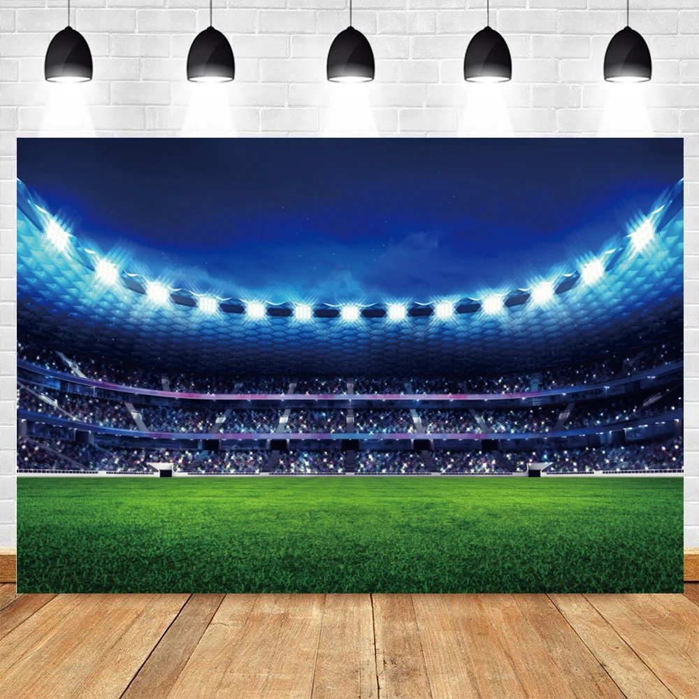 

Yeele Baby Birthday Backdrop Party Decor Football Field Boy Child Photozone Photo Photographic Background For Photo Studio Props