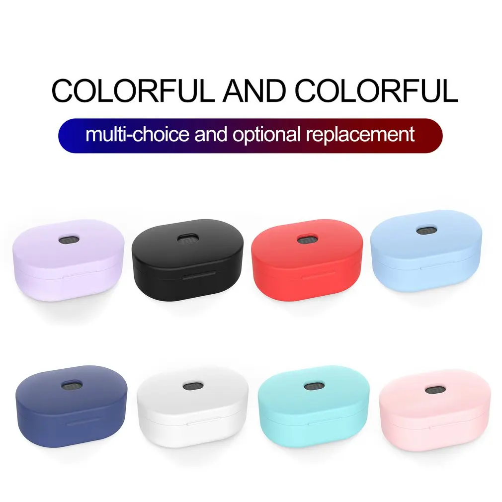 

2019 New Arrival Silicone Protective Cover Earphone Case For Xiaomi Redmi Airdot TWS Bluetooth Earphone Fashion Version Wireless