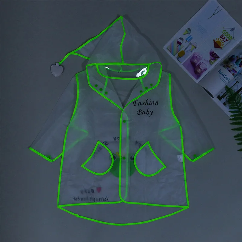 Children's waterproof raincoat Boys Girls Kids Hooded Raincoat Waterproof Jackets Toddler Baby Cartoon Tops #4S18 (27)