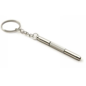 

Besegad 3 In 1 Eyeglass Mini Screwdriver Portable Screw Alloy Steel Chain Keyring Eyeglass Watches Mobile Phone Repair Tool