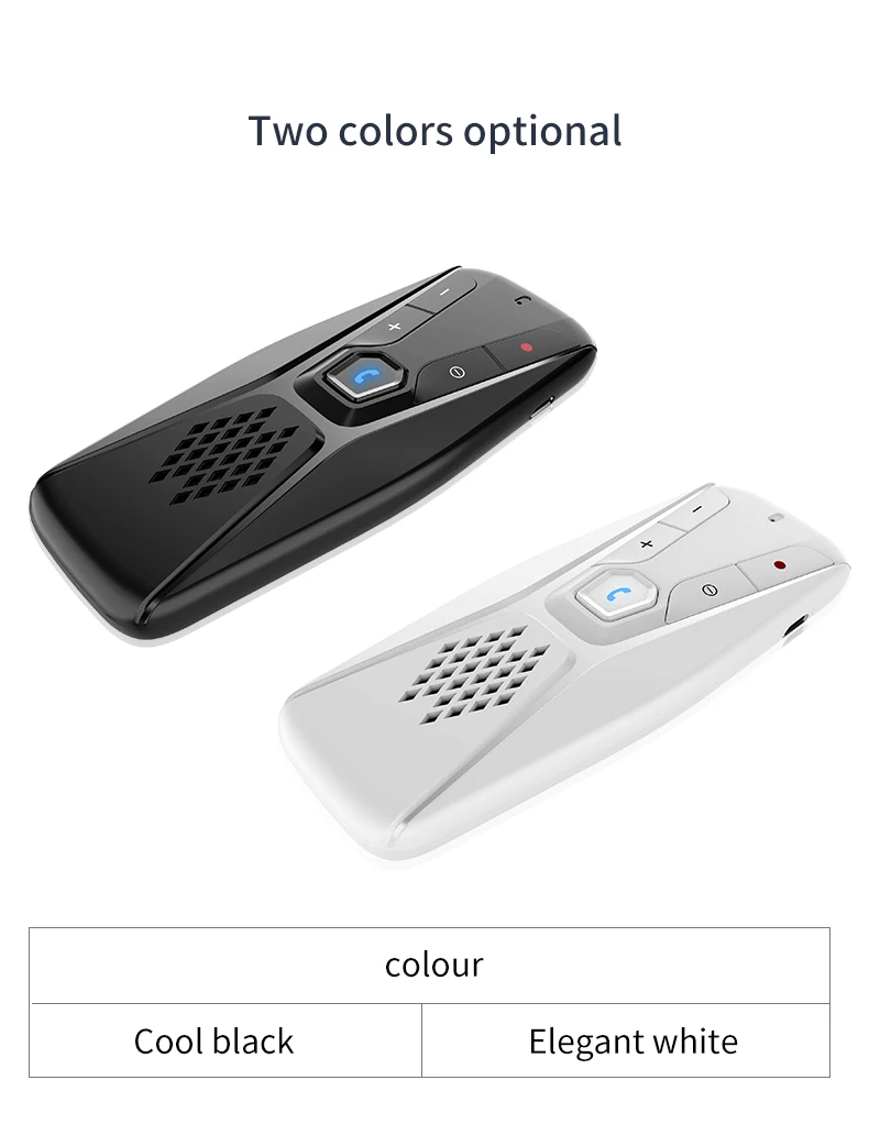 Altavoz Bluetooth Para Coche Receptor Bluetooth De Visera Solar De
