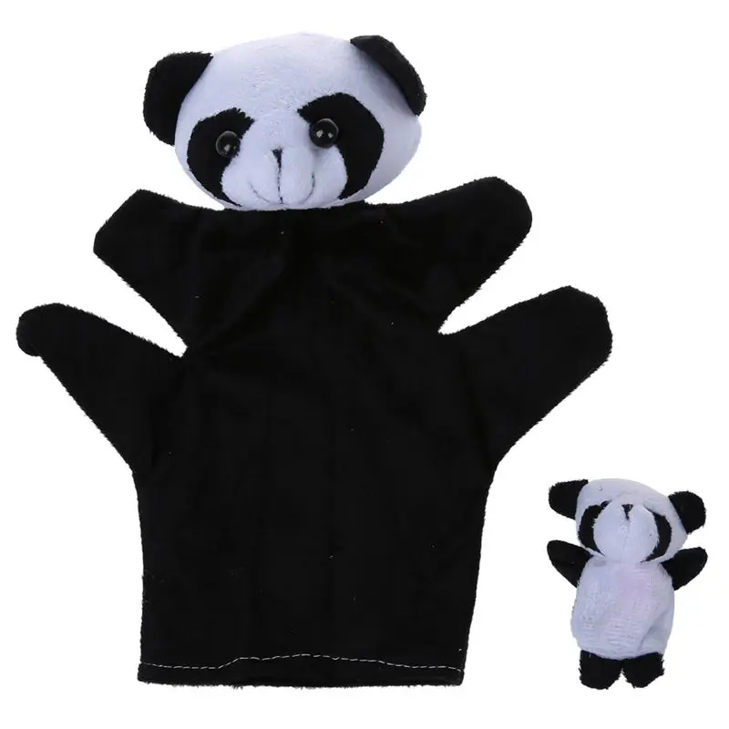 

Panda Black and White Finger Puppet and Hand Puppet