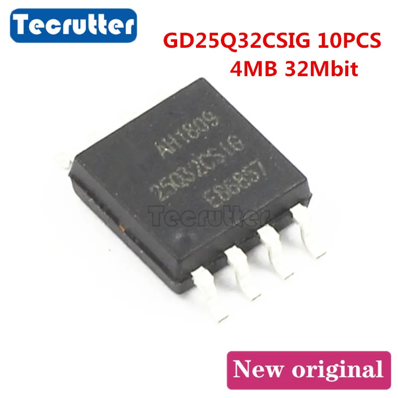 10 Uds GD25Q32CSIG GD25Q32 25Q32 SOIC8 4MB 32Mbit|Accesorios y piezas ...