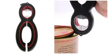 

6 in 1 Multi Function Twist Bottle Opener All in One Jar 8 shaped Gripper Can Wine Beer Lid Twist Off Jar Opener Claw kitchen G