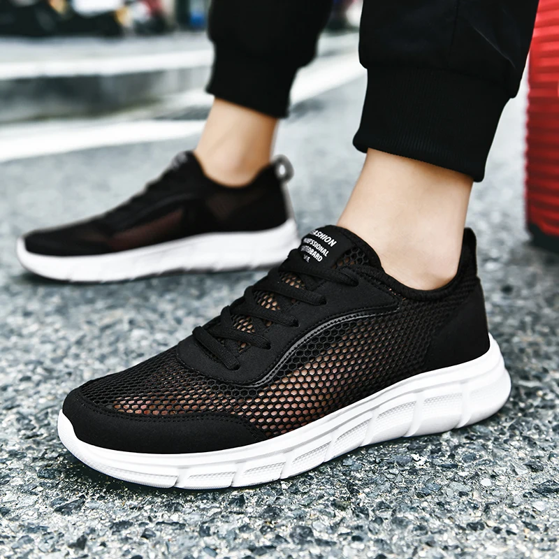 Casual Sneakers Fashion Light Breathable Summer Sandals Outdoor Beach Vacation Mesh Zapatos De Hombre Men Shoes_vogvips.com