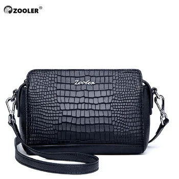 

HOT ZOOLER Brand genuine Leather Bag pattern Mini Designer woman leather bag Crossbody Shoulder Bags Small Tote bag purses#wg200