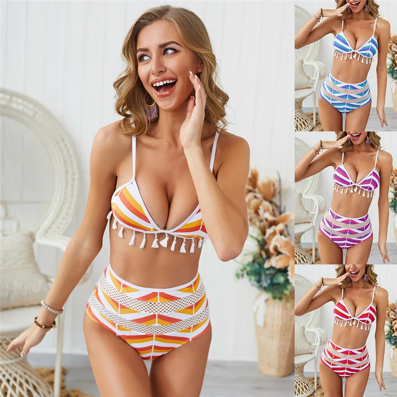 Fancy Bikini Women High Waist Swimwear Sexy Biquini Deep V Swimsuit Backless Bikinis Set Women Beach Wear Summer Bathing Suit Fancy Bikini Women High Waist Swimwear Sexy Biquini Deep V Swimsuit Backless Bikinis Set Women Beach Wear Summer Bathing Suit