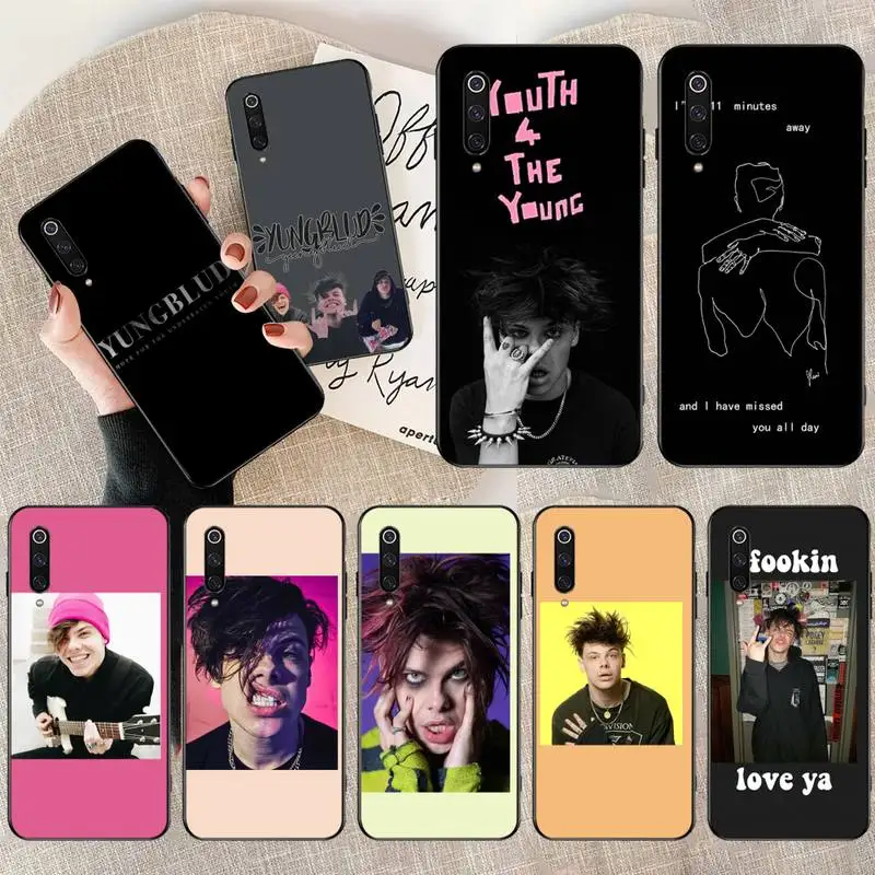 Yungblud черный мягкий чехол для телефона Xiaomi Mi10 10Pro 10 lite Mi9 9SE 8SE Pocophone F1 Mi8 Lite |