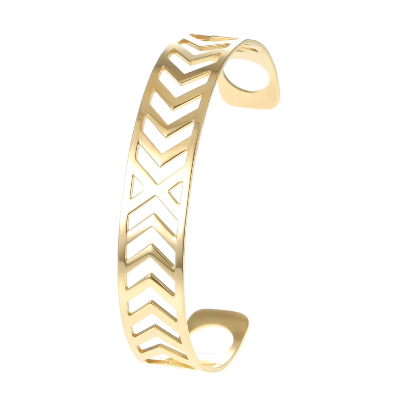 Браслеты и браслеты из нержавеющей стали Cremo для женщин, ювелирные изделия, браслеты-манжеты, женские браслеты, сменные кожаные браслеты - Окраска металла: 002