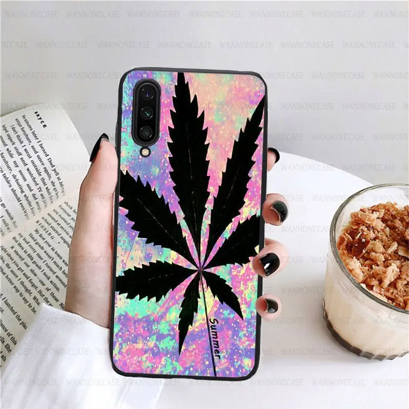 Candy Color Art Leaf Prin 